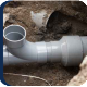 PVC pipe plumbing repair